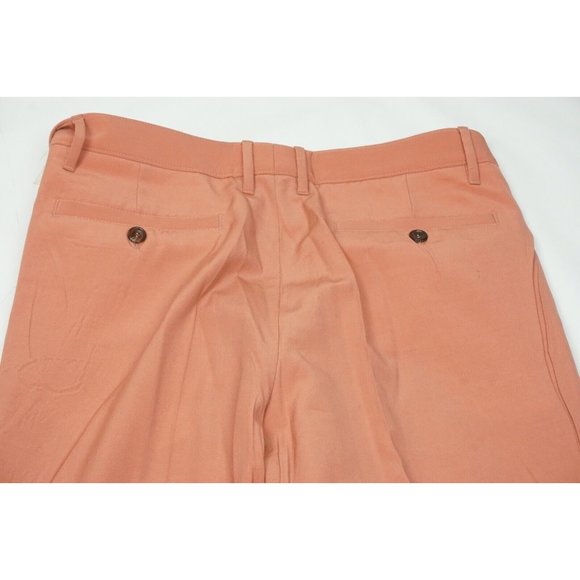Gucci Peach Orange 100% Wool Lightweight Mens Pants Sz 30/33 CURRENT - Picture 10 of 10